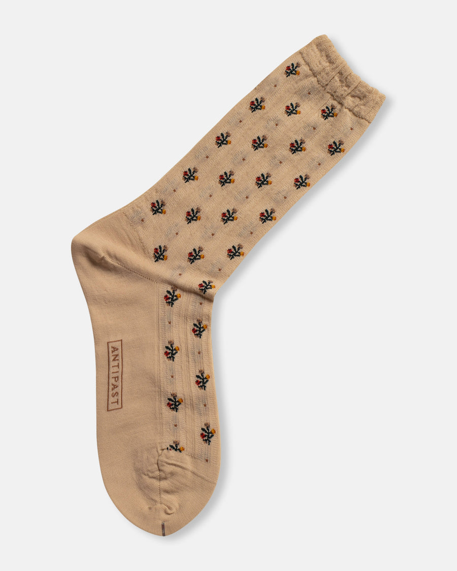 flower stripe socks