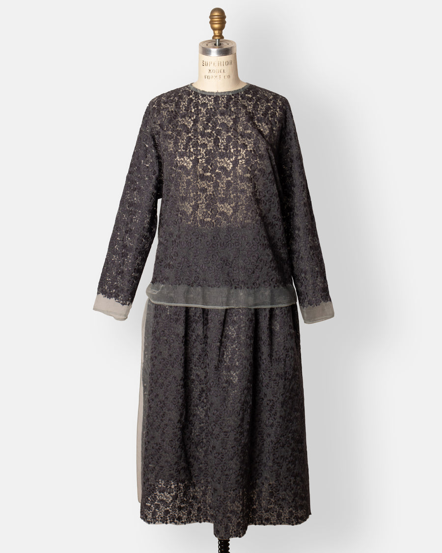embroidered skirt