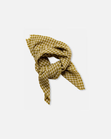 checked scarf