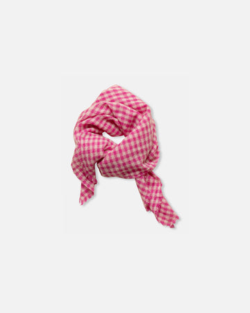 checked scarf