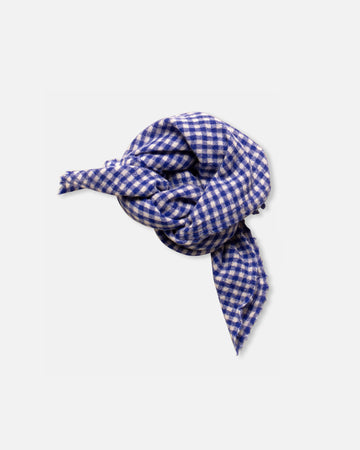 checked scarf