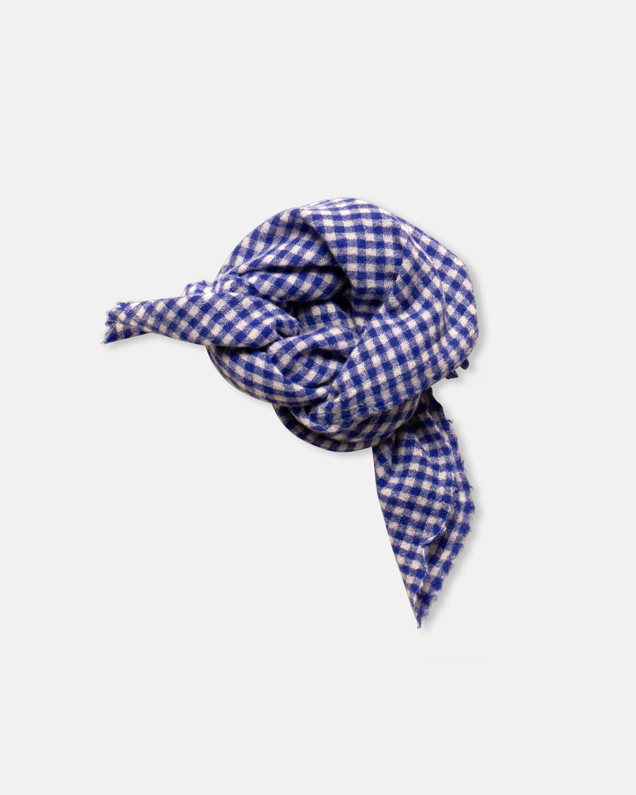 checked scarf