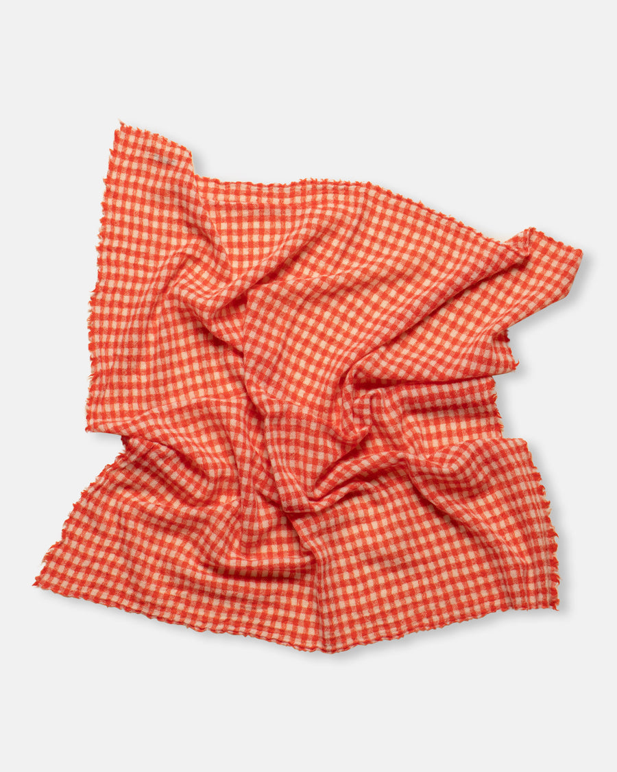 checked scarf