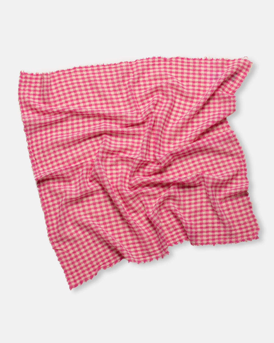 checked scarf
