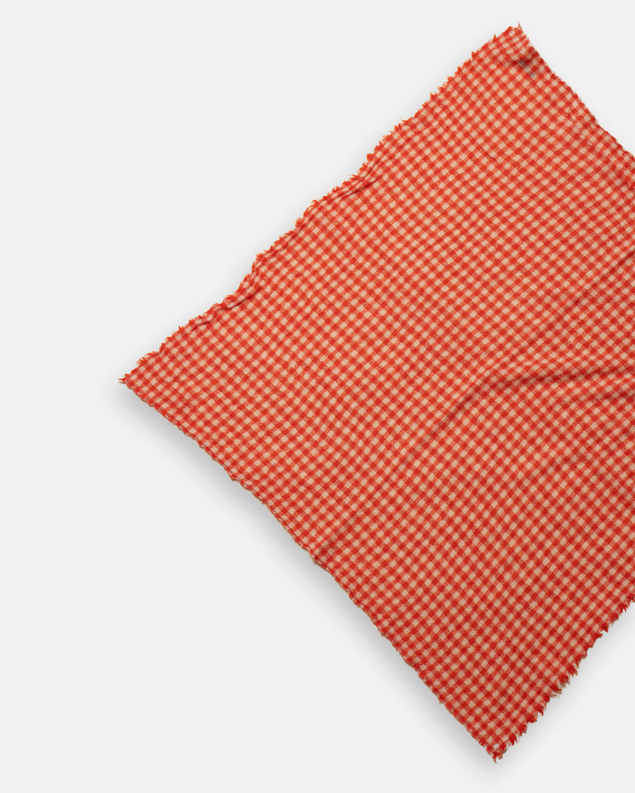 checked scarf