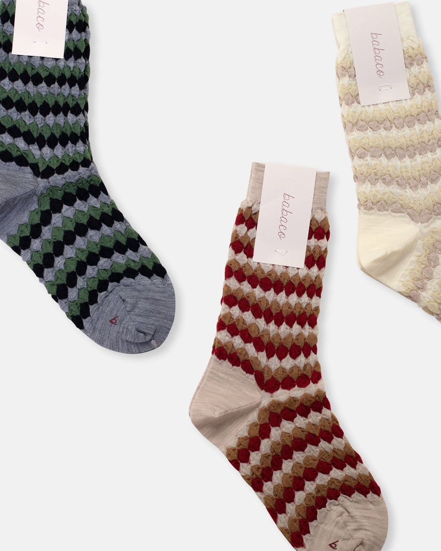 pintuck socks