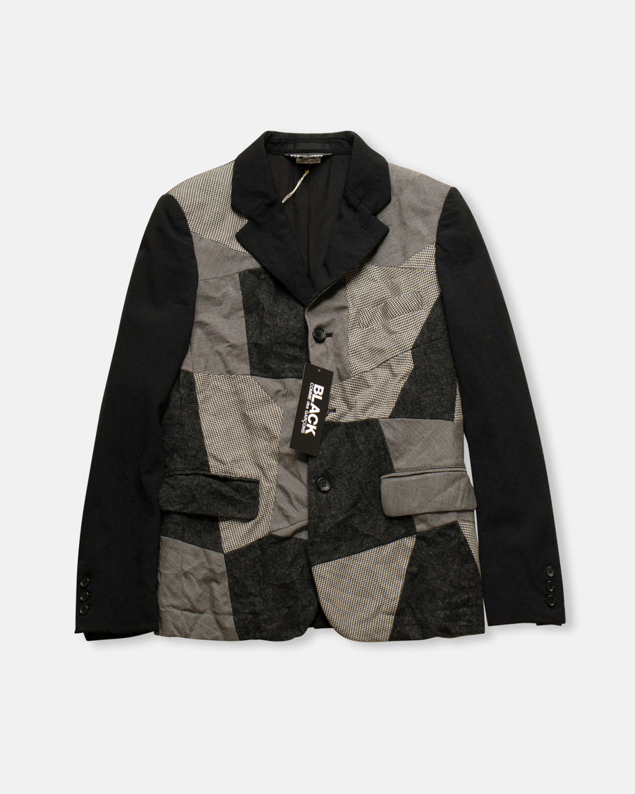 patchwork suiting jacket