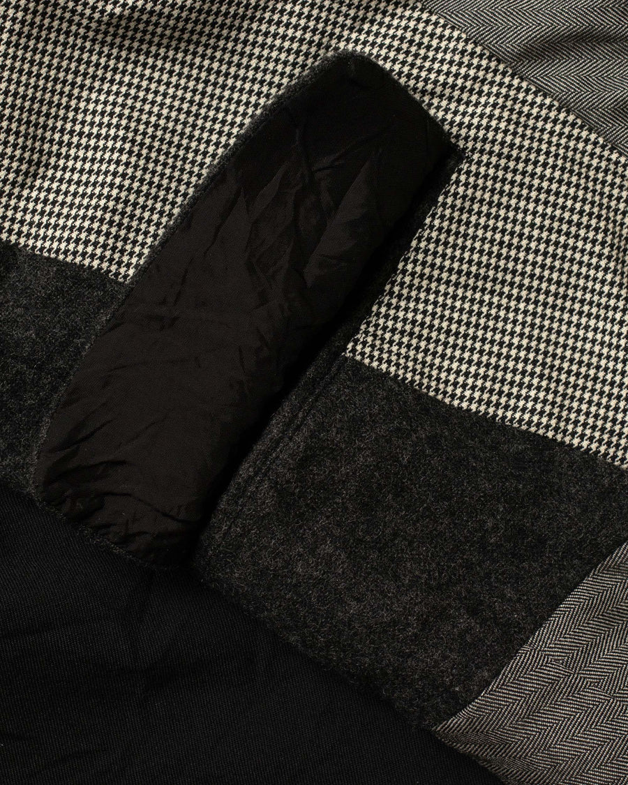 patchwork suiting jacket