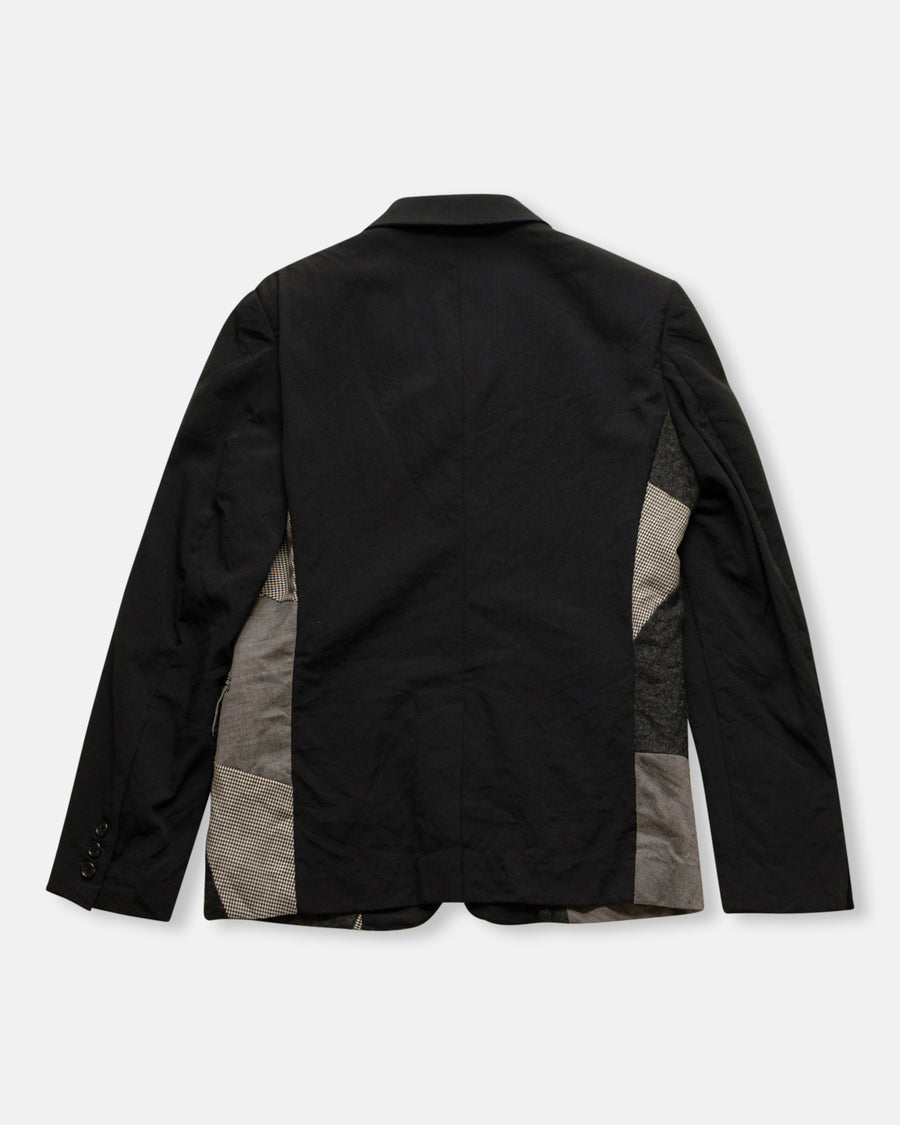 patchwork suiting jacket