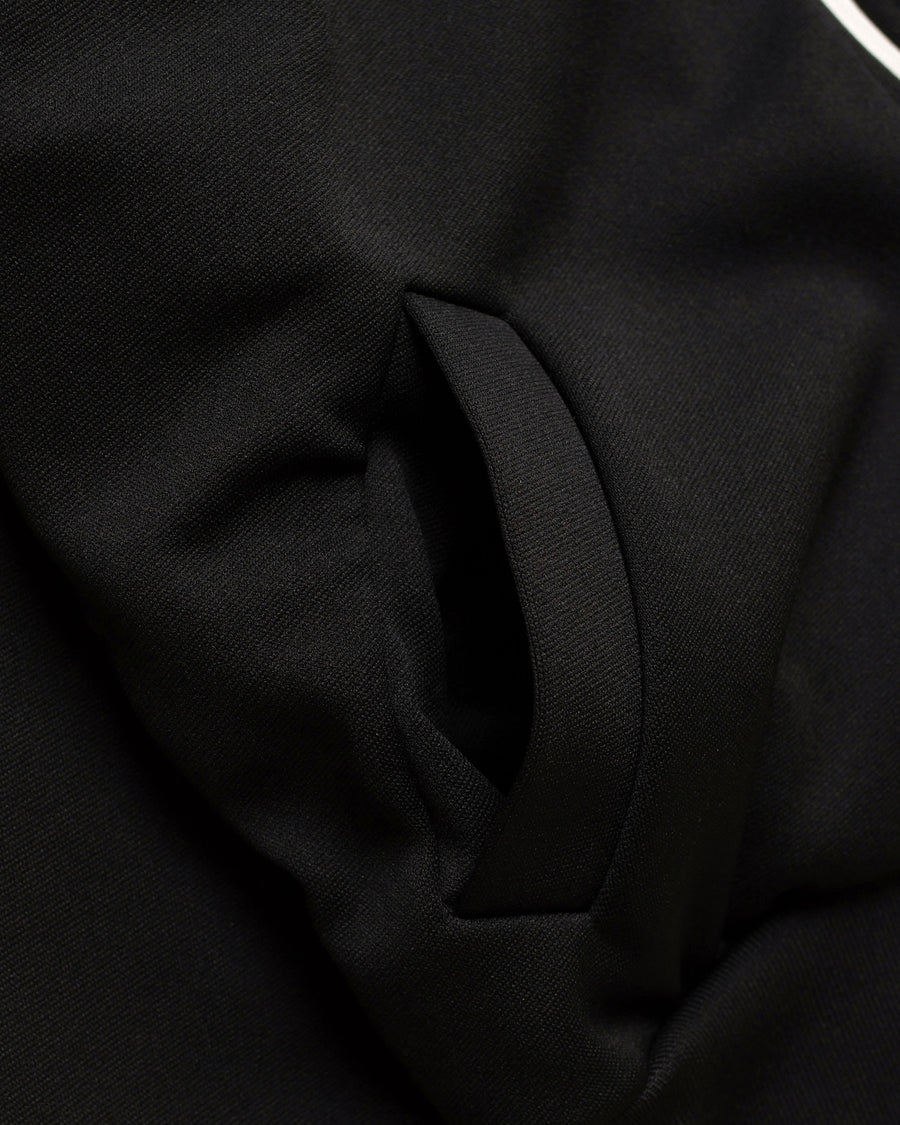 contrast zip hoodie