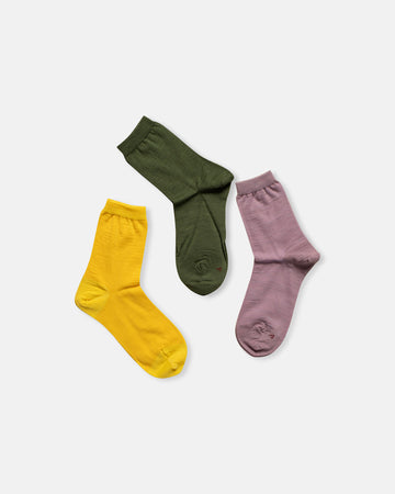 3 pairs of colors socks