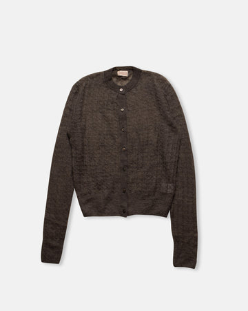 fine mohair silk cardigan