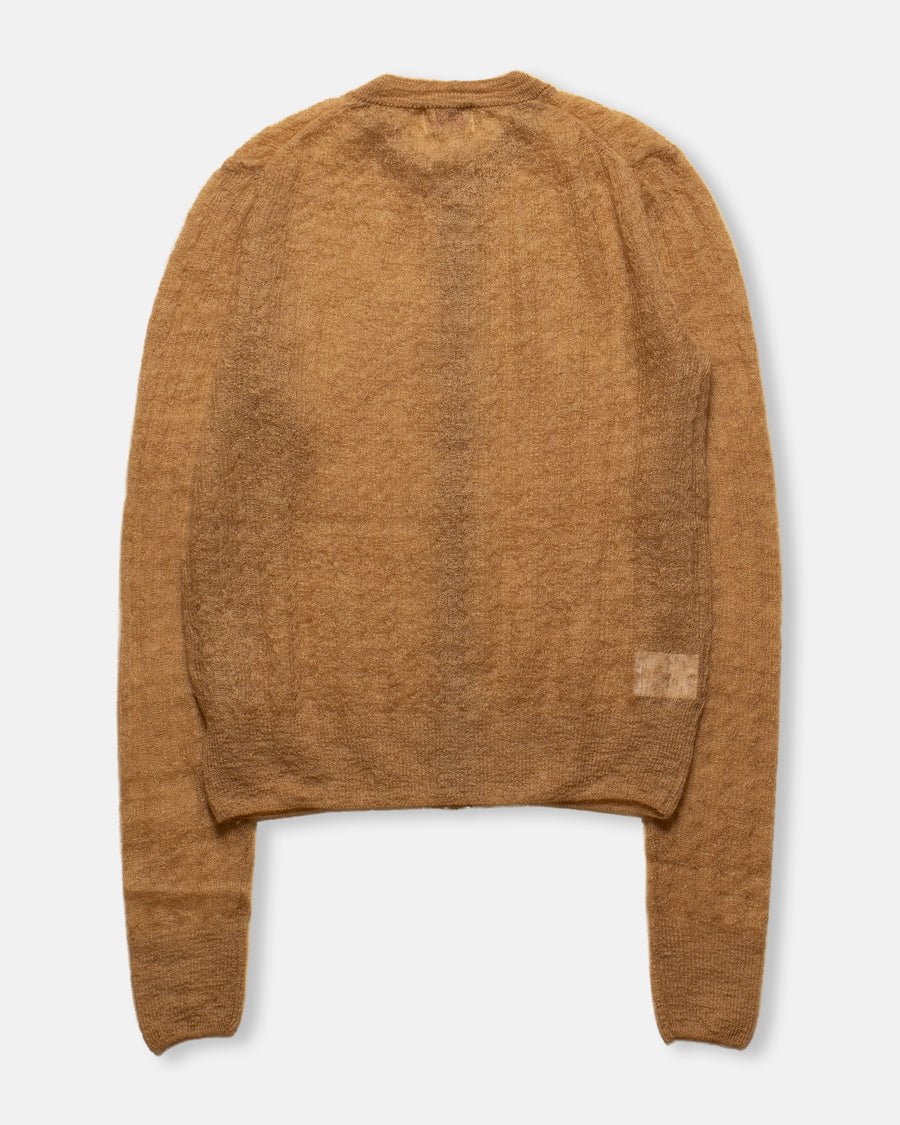 fine mohair silk cardigan