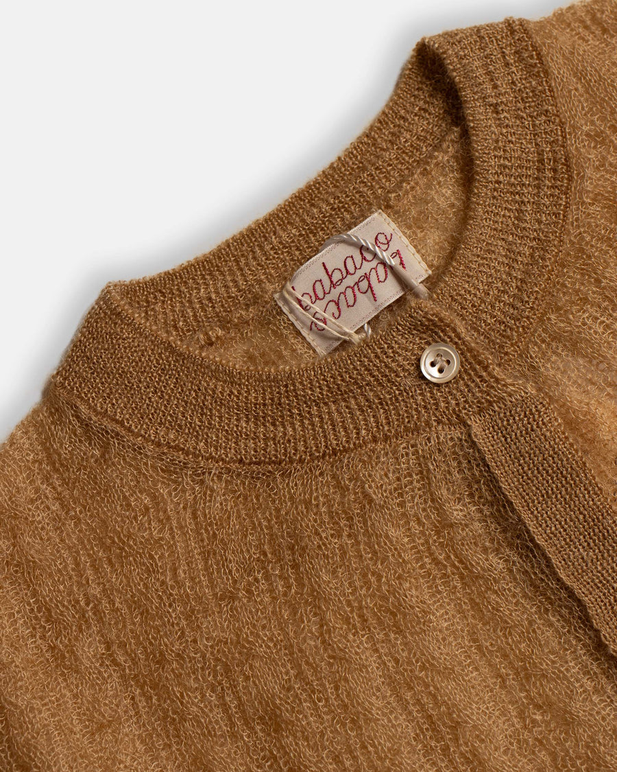 fine mohair silk cardigan