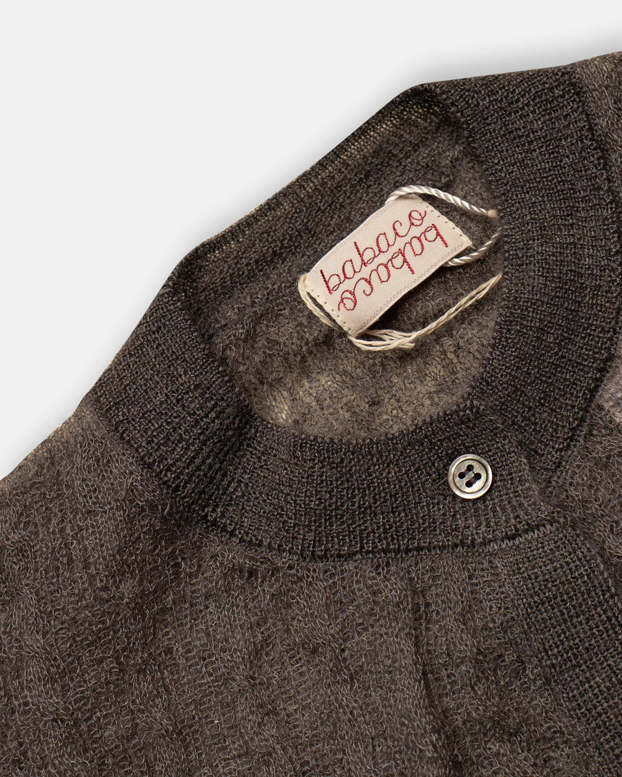 fine mohair silk cardigan