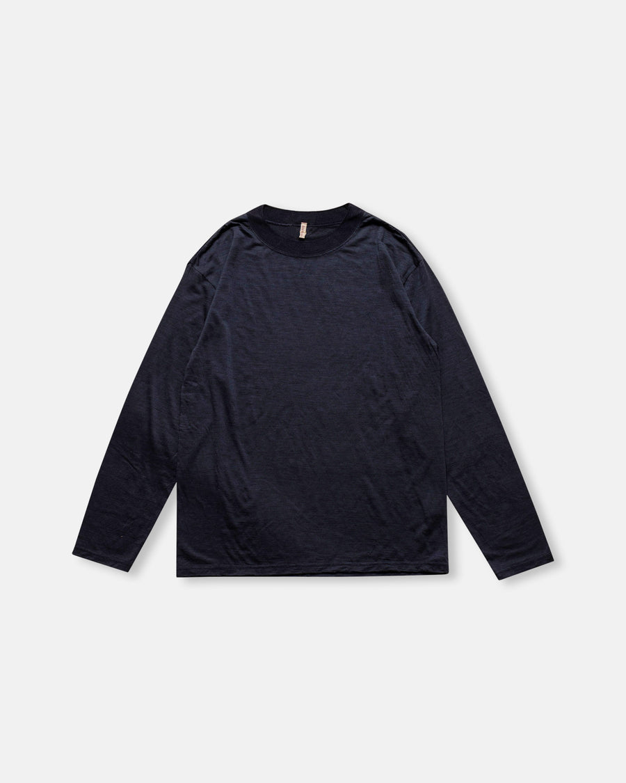 wool jersey long sleeve t-shirt
