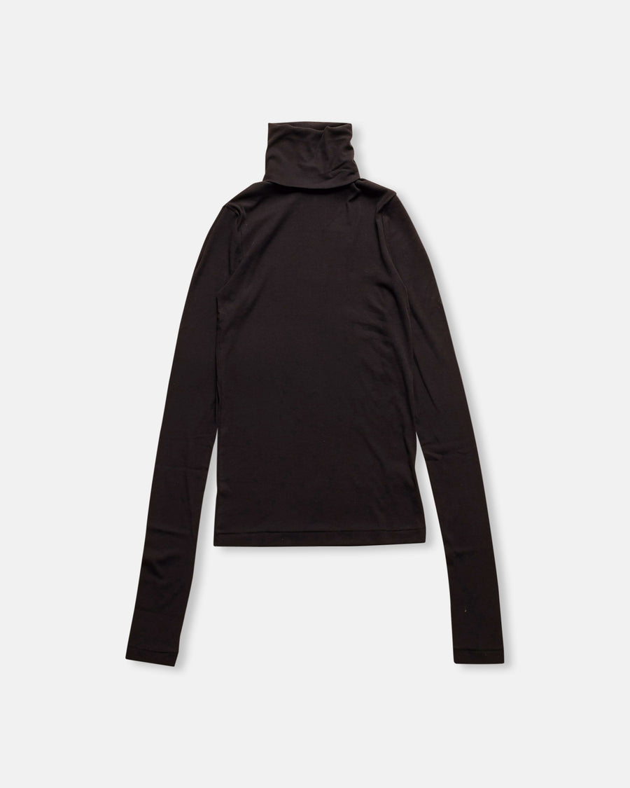 twisted cotton turtleneck