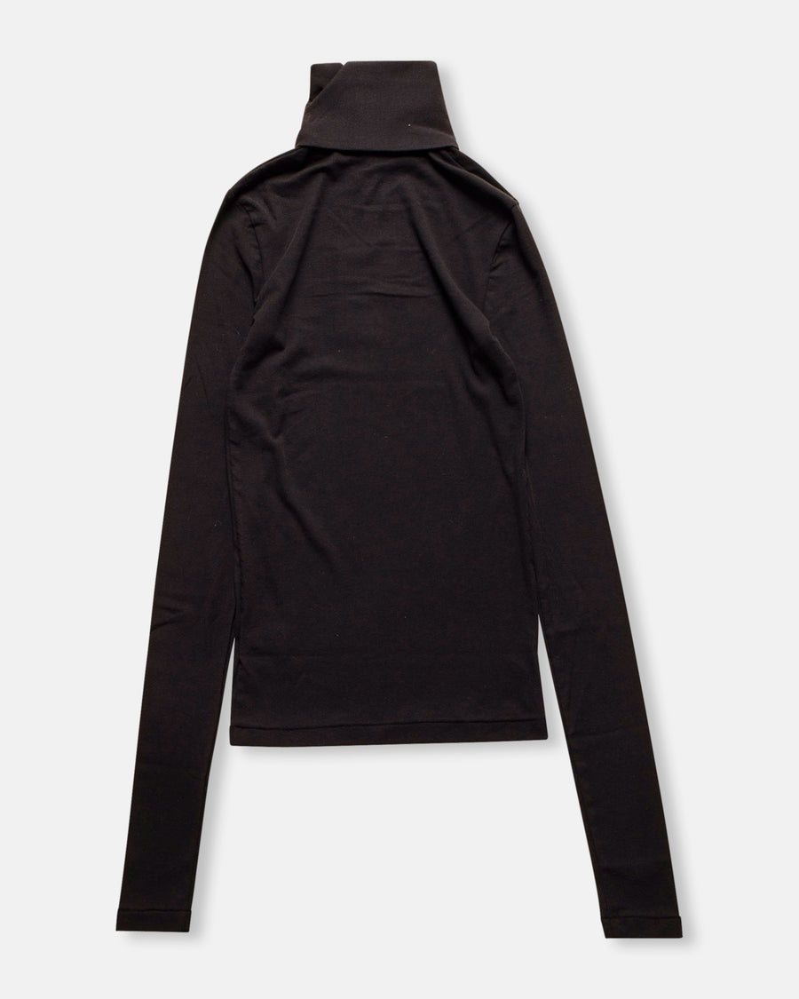 twisted cotton turtleneck