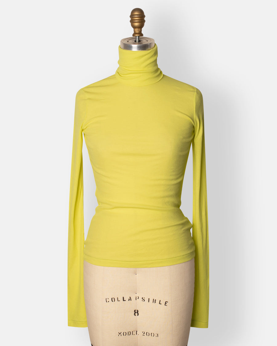 twisted cotton turtleneck
