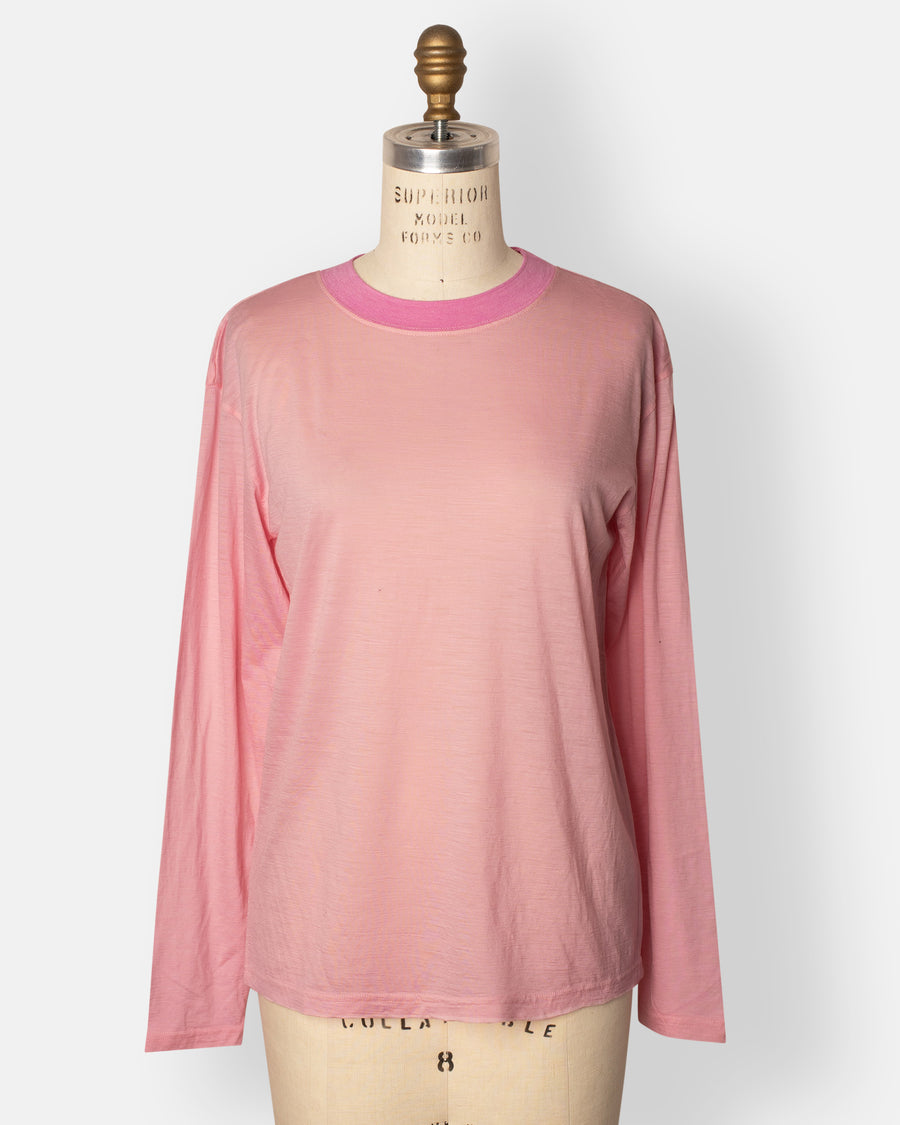 wool jersey long sleeve t-shirt