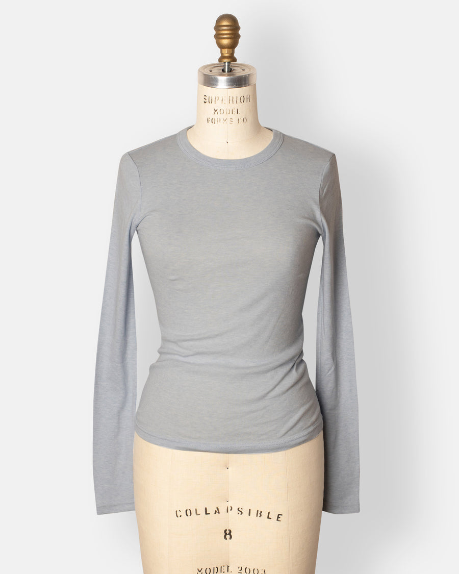 cotton silk long sleeve t-shirt