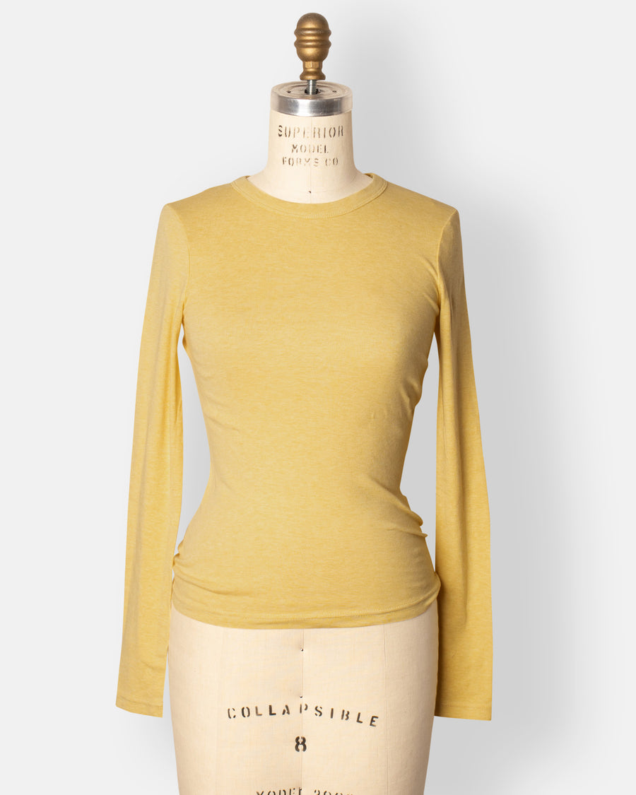 cotton silk long sleeve t-shirt