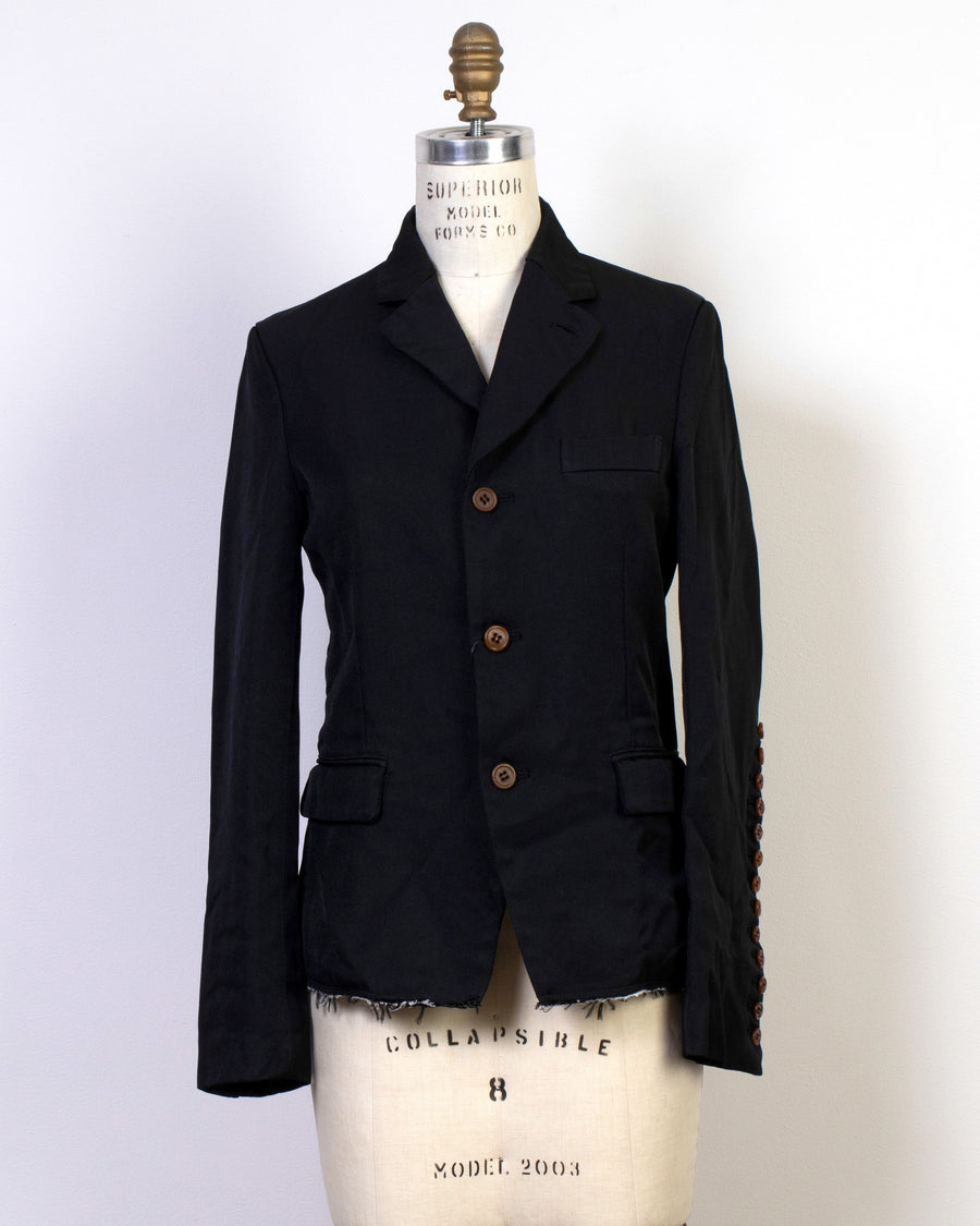 twill blazer