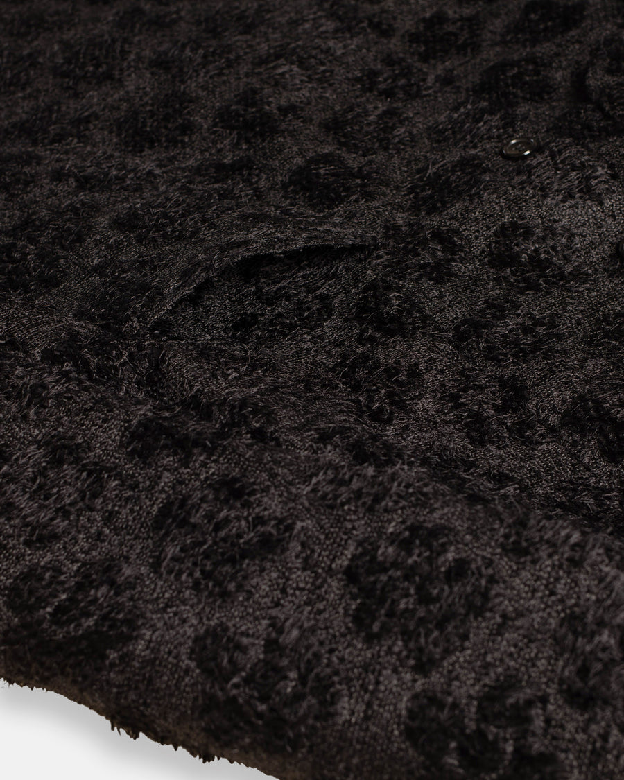 jacquard flower pattern coat