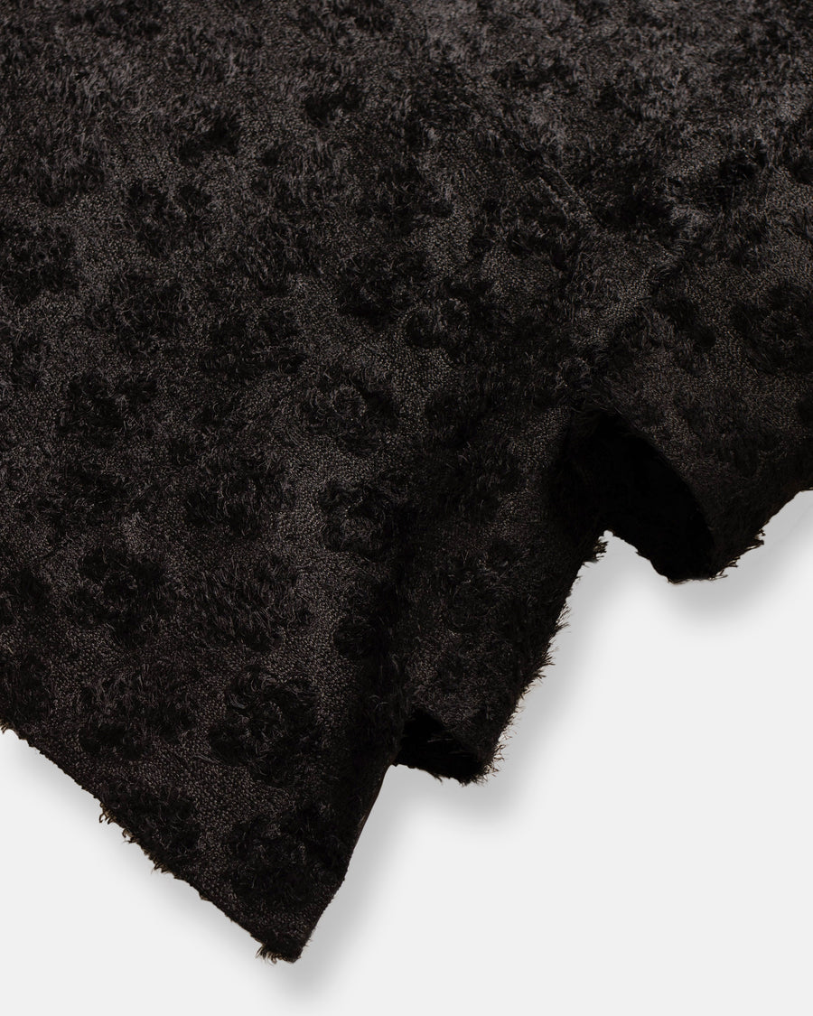 jacquard flower pattern coat