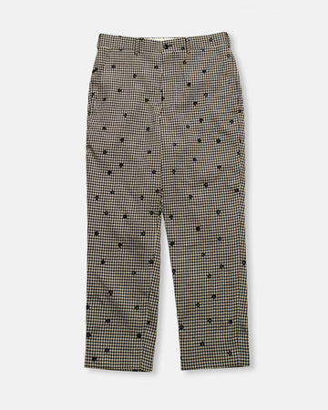 gingham check pants