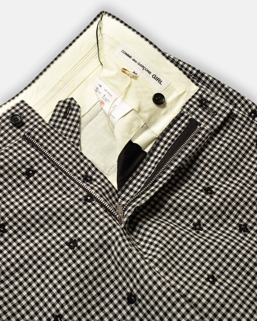 gingham check pants