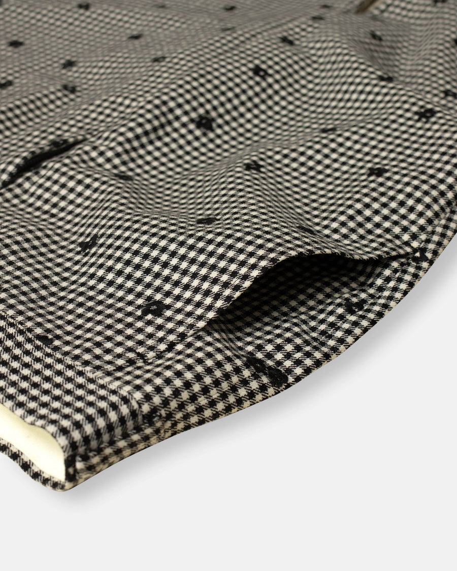gingham check pants