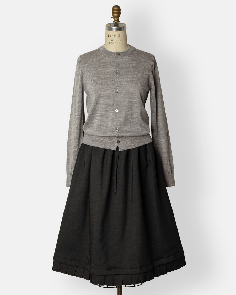 ruffle hem skirt