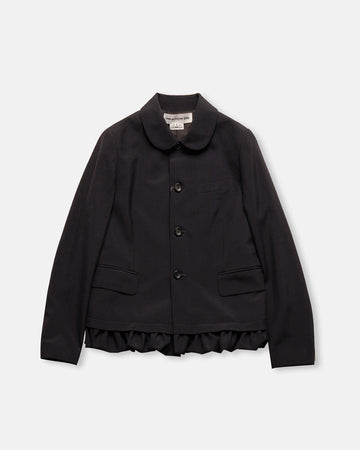 ruffle hem jacket
