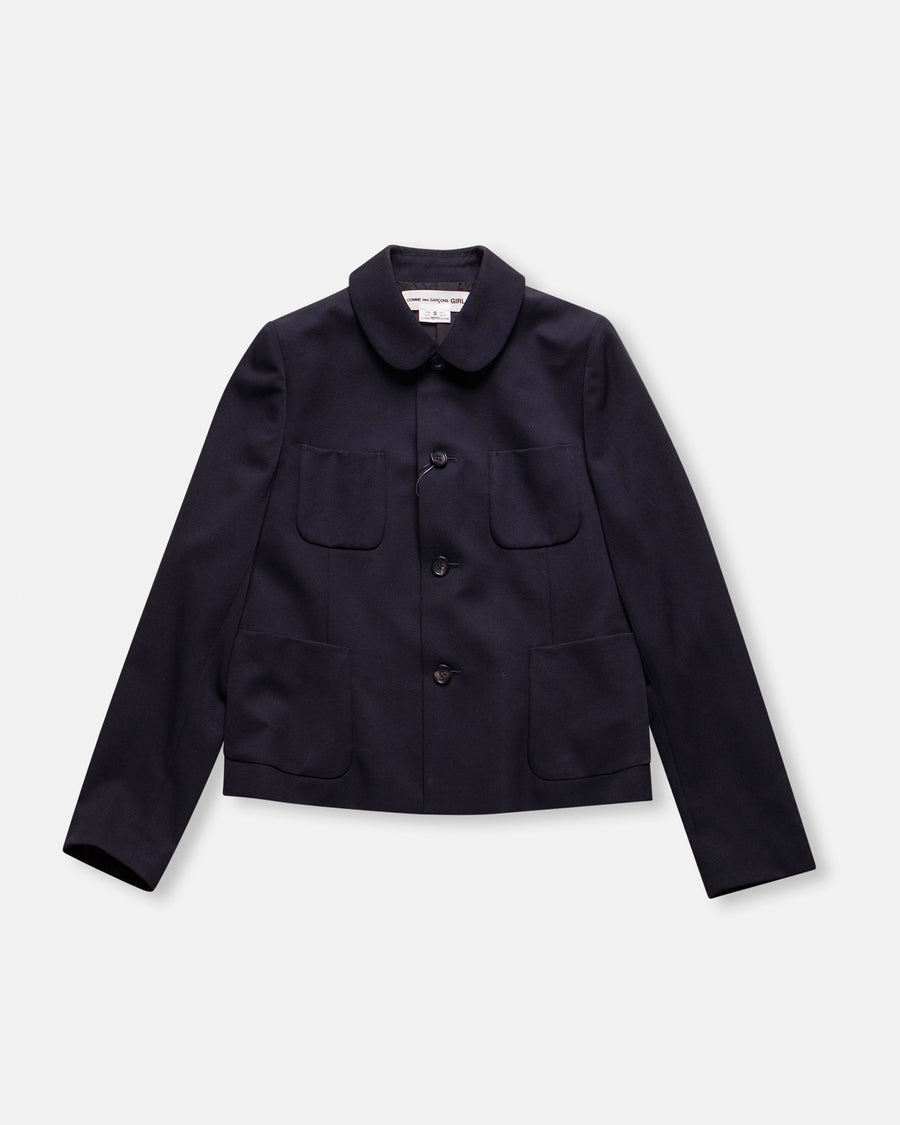 round collar jacket