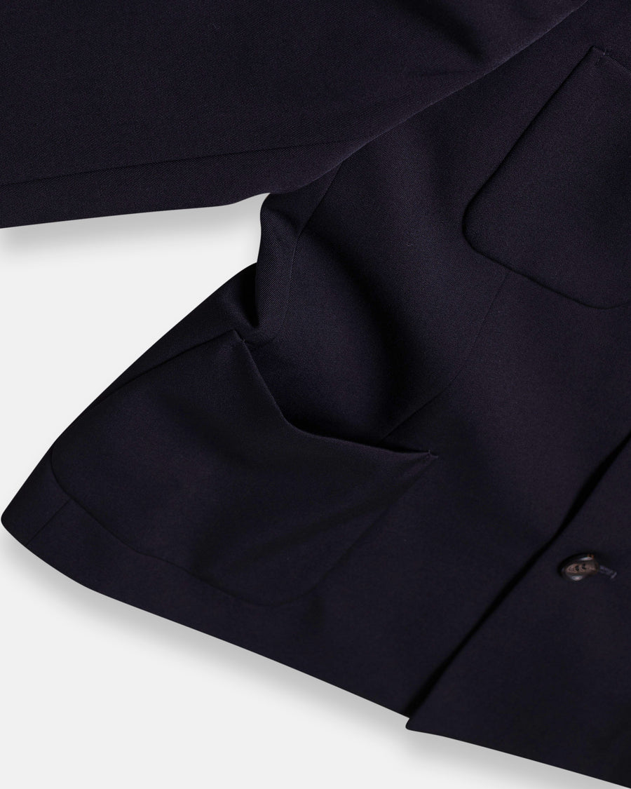round collar jacket