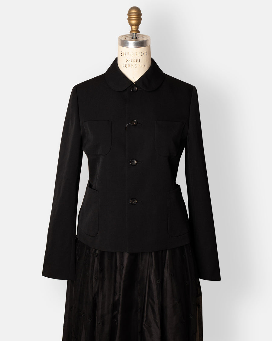 round collar jacket