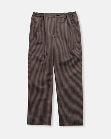 wool mottled stripe trouser