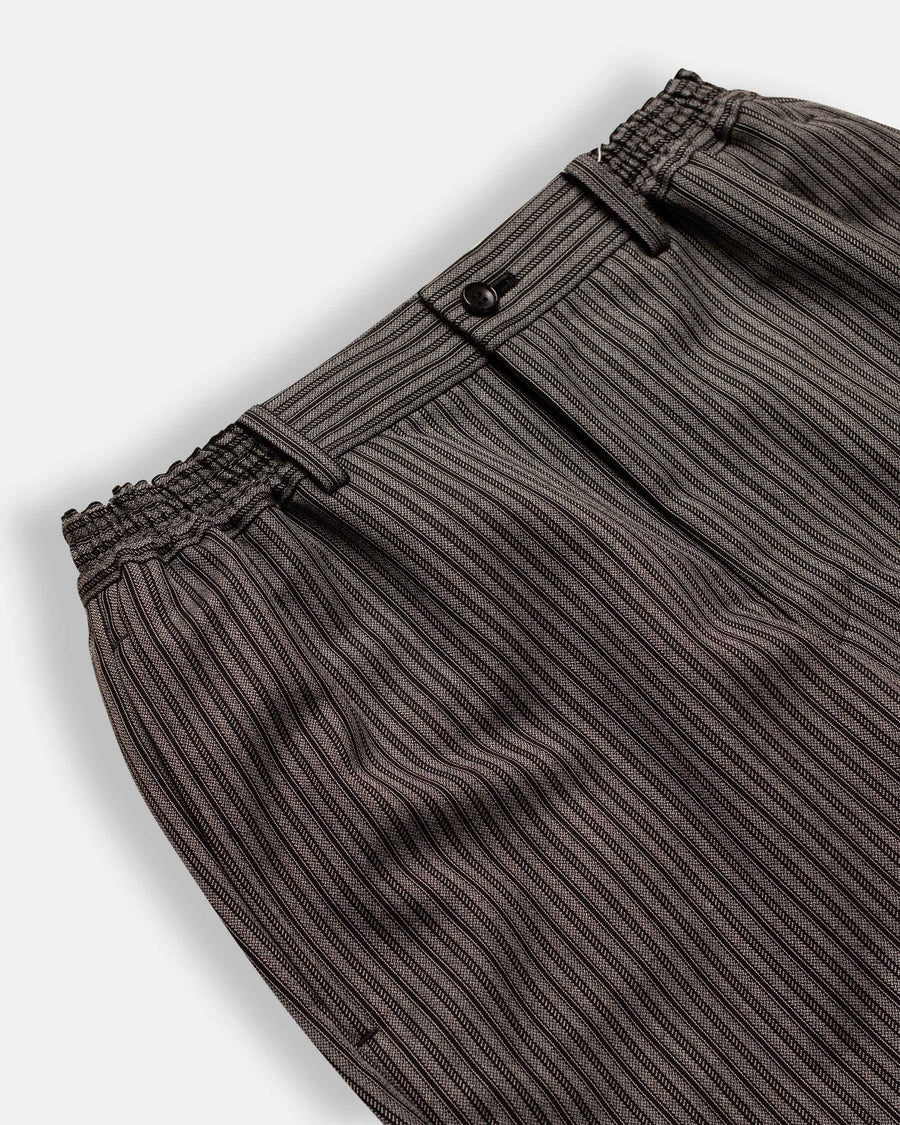 wool mottled stripe trouser