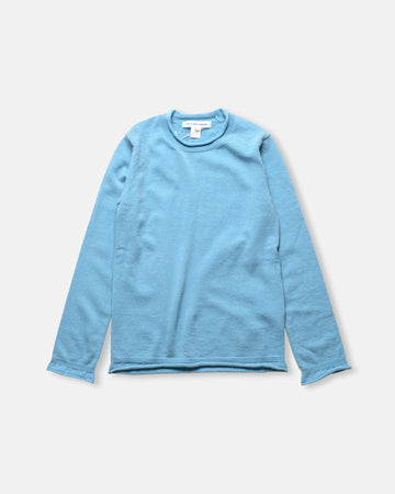 rolled edge sweater