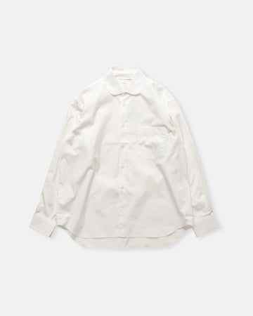 rounded collar shirt
