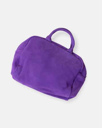 suede bowler bag