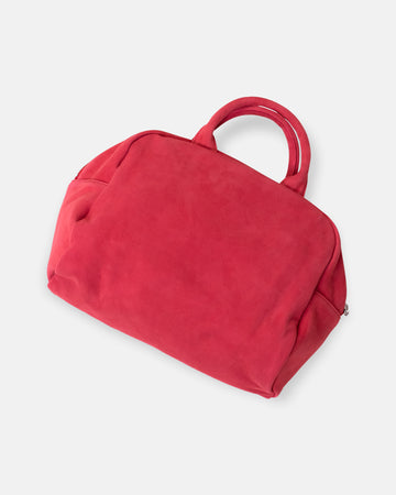 suede bowler bag