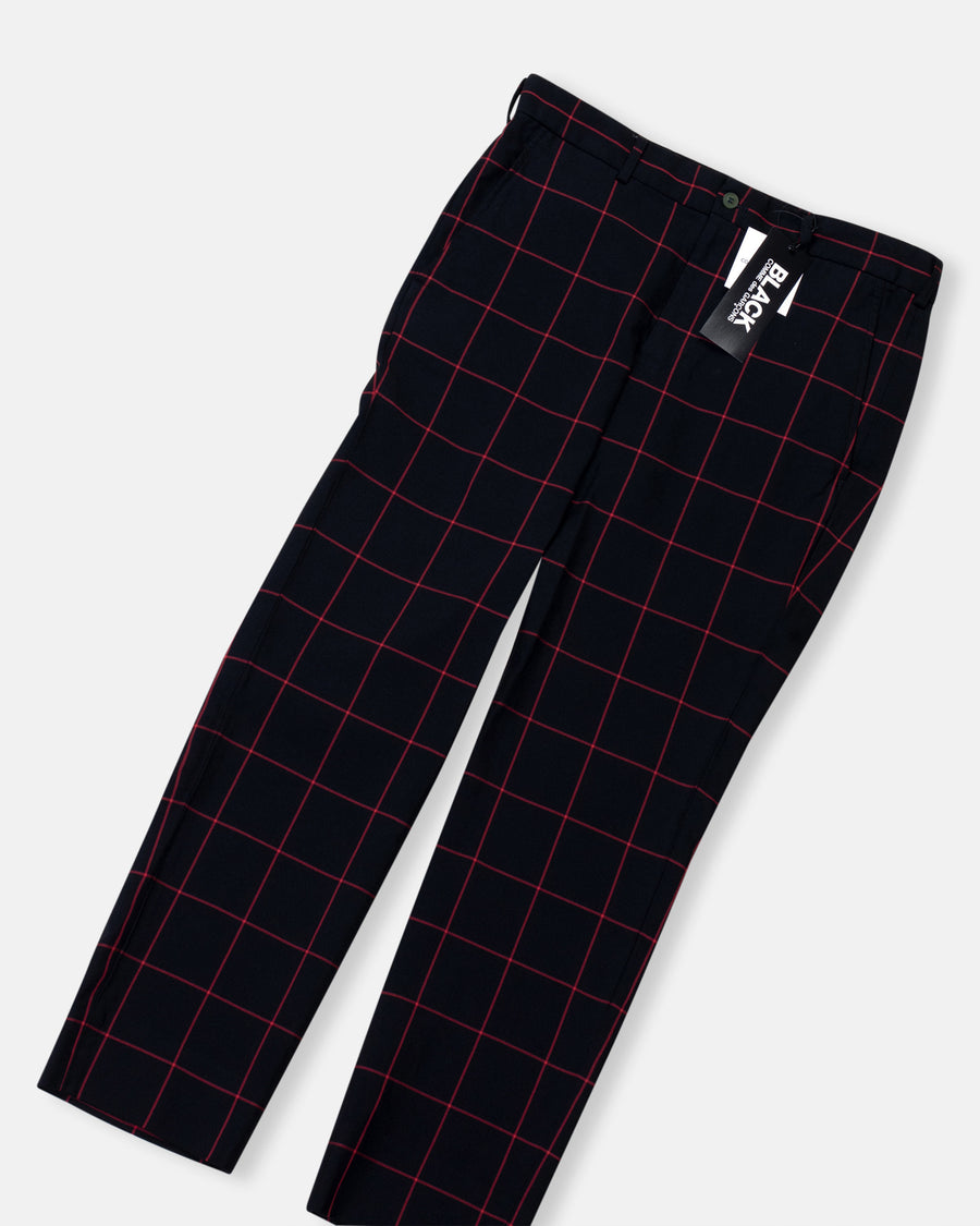 windowpane trousers