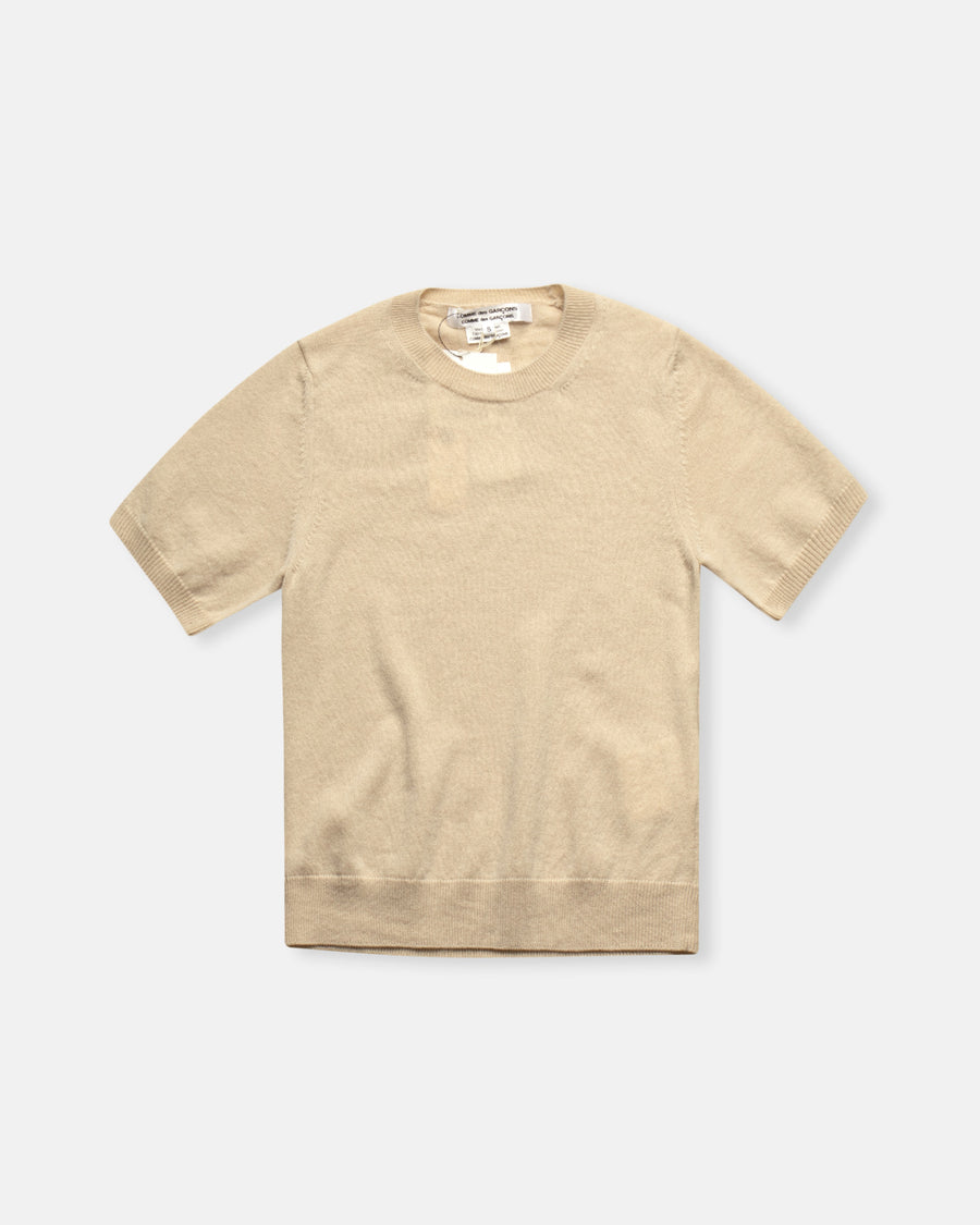 cashmere short sleeve sweater