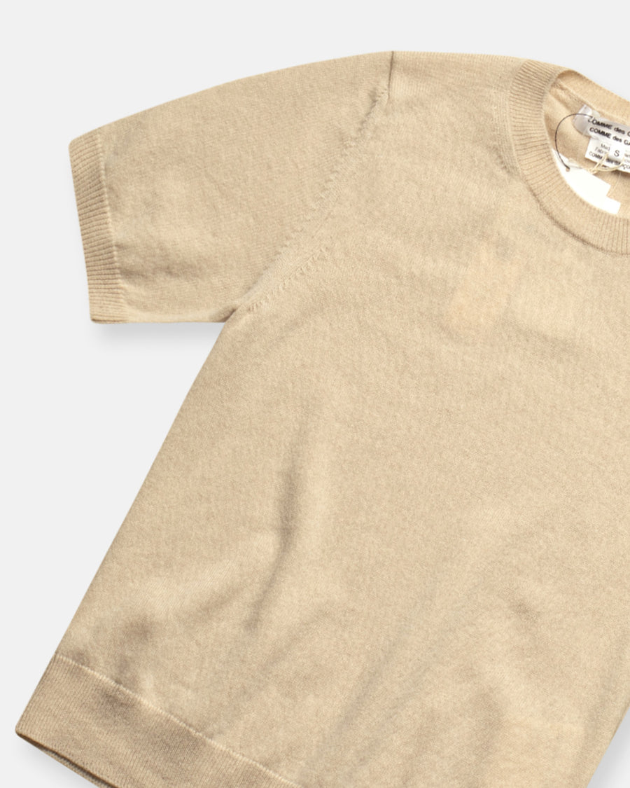 cashmere short sleeve sweater