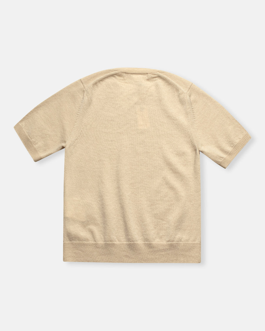 cashmere short sleeve sweater