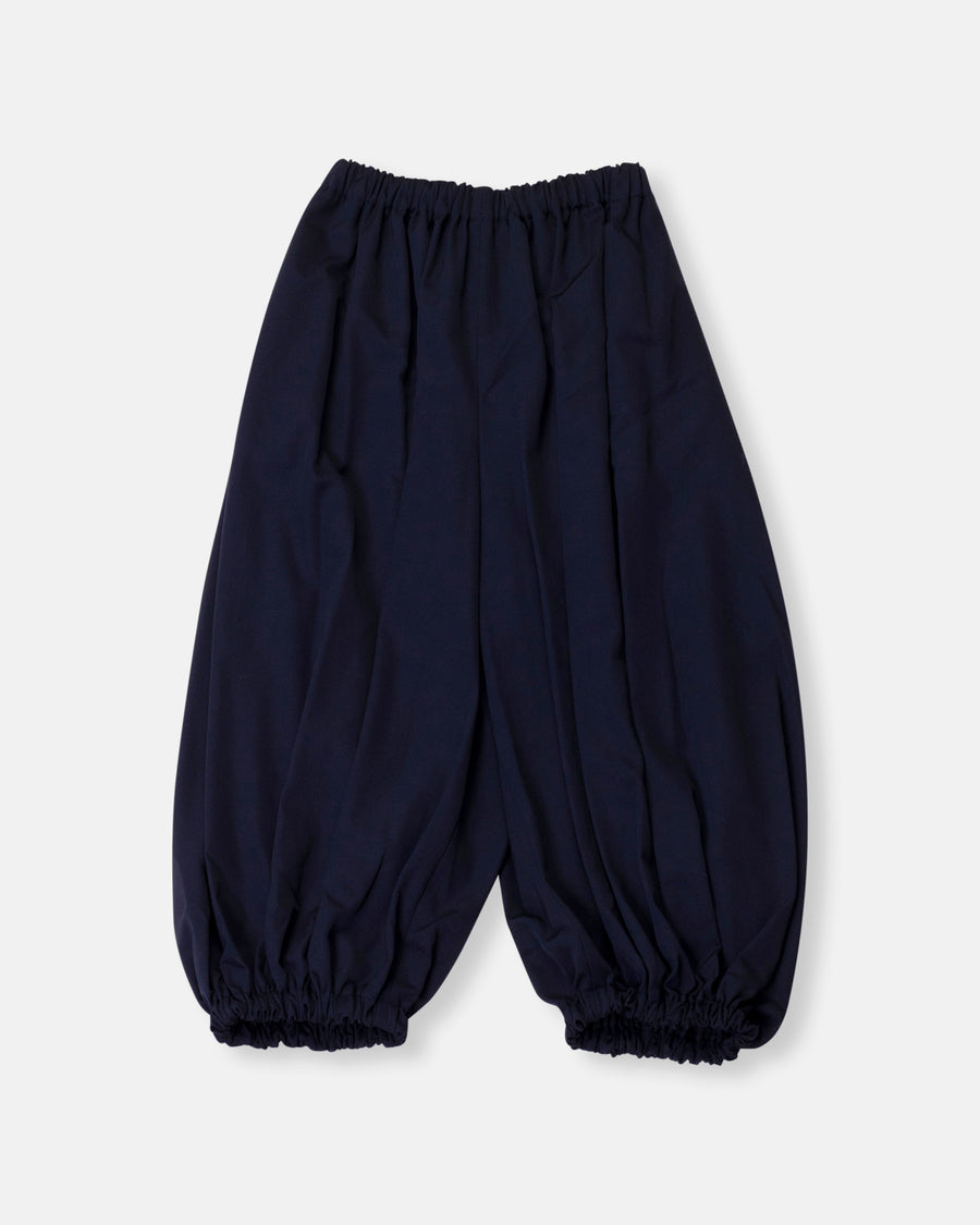 gathered cropped pants