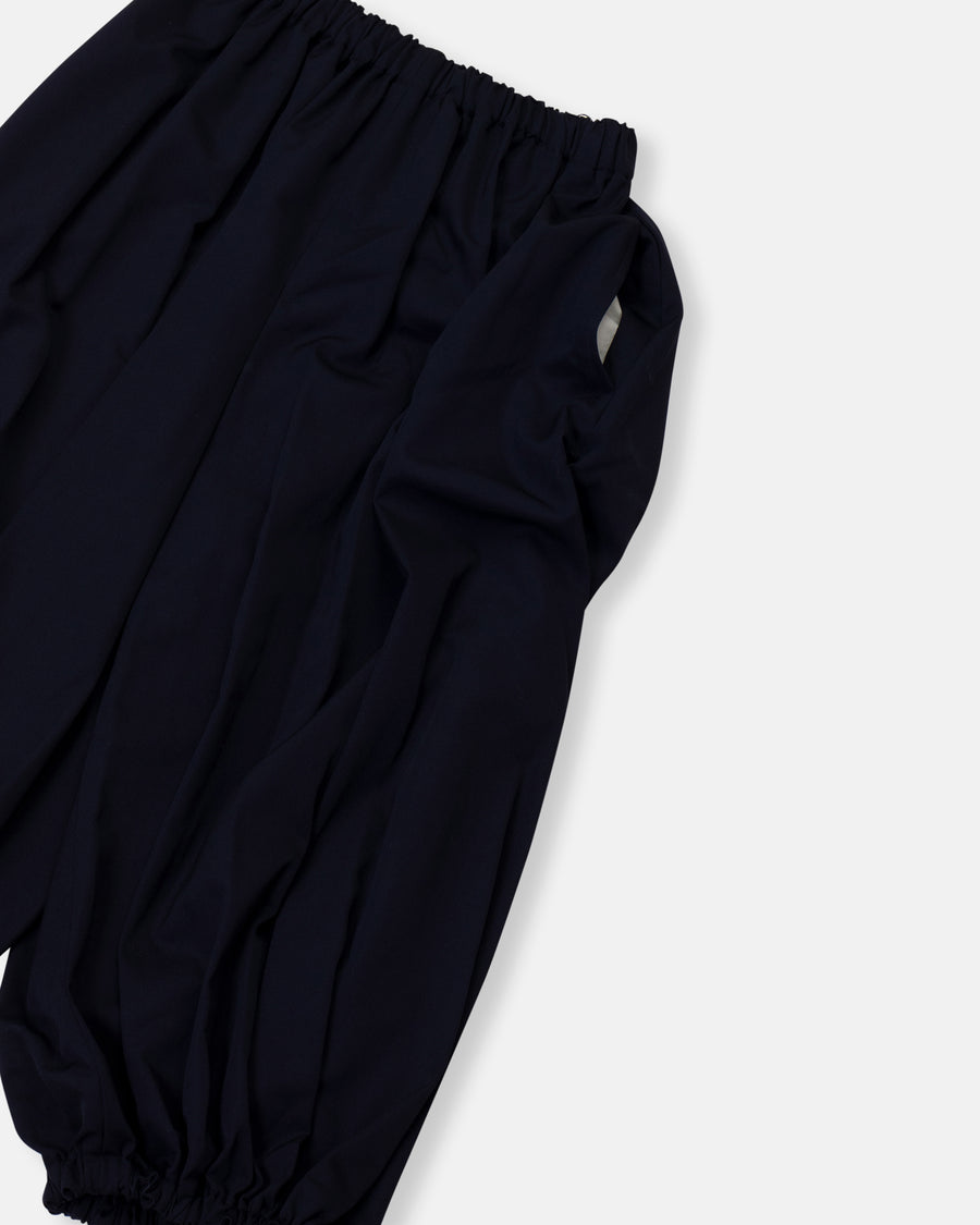 gathered cropped pants