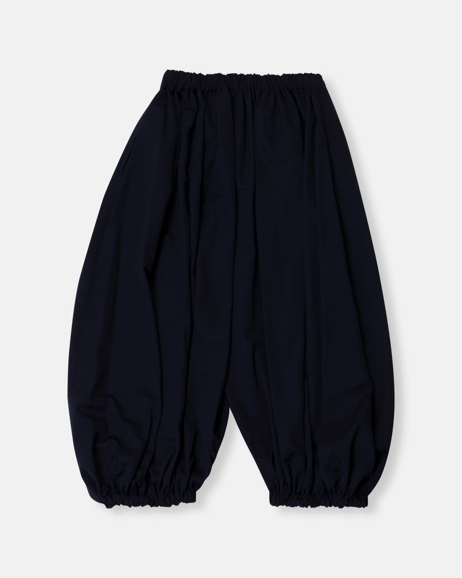 gathered cropped pants